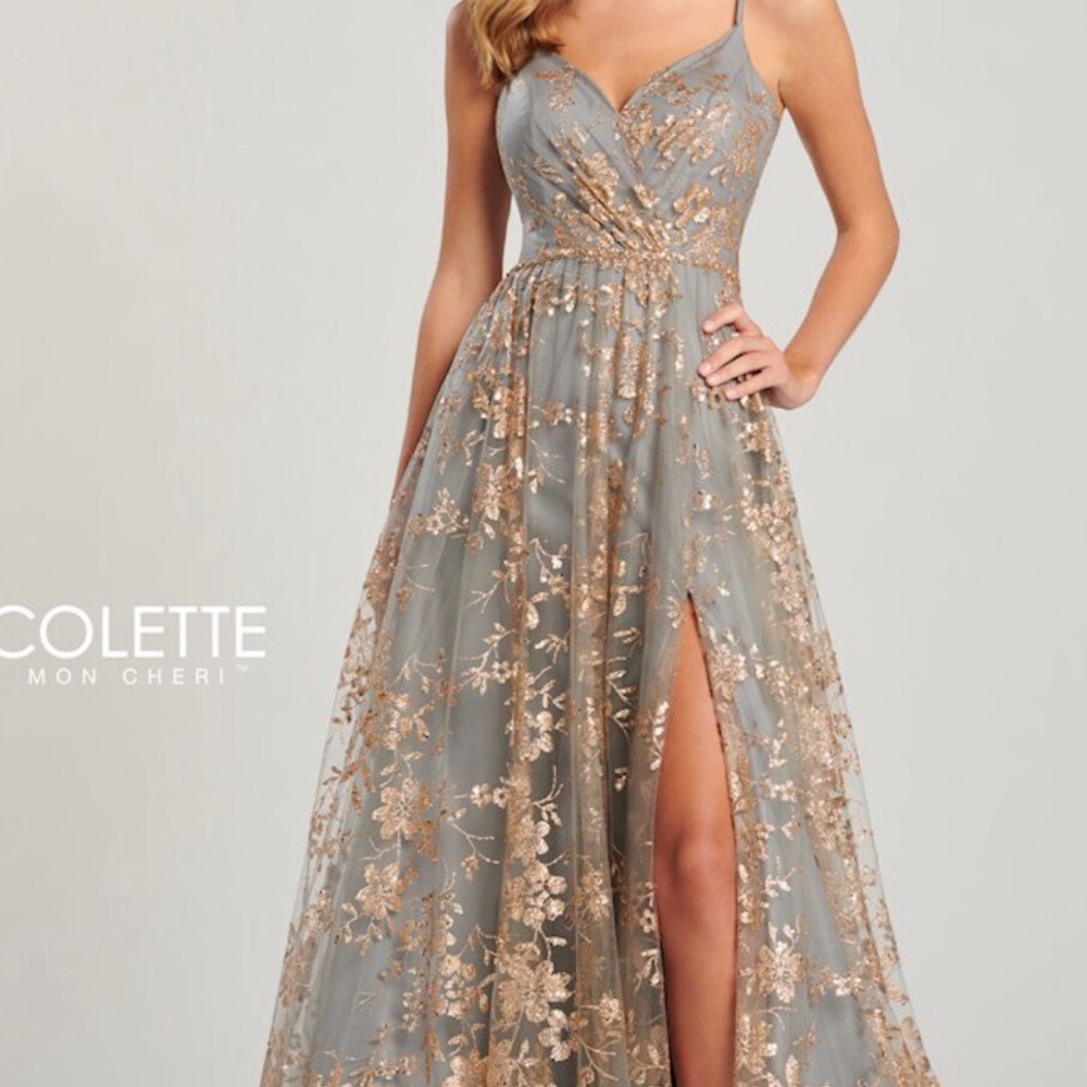 Colette for Mon Cherie style CL12006 in gold/pewter